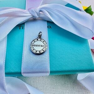 Used Tiffany & Co. Black/Red Enamel Las Vegas Poker Chip Charm